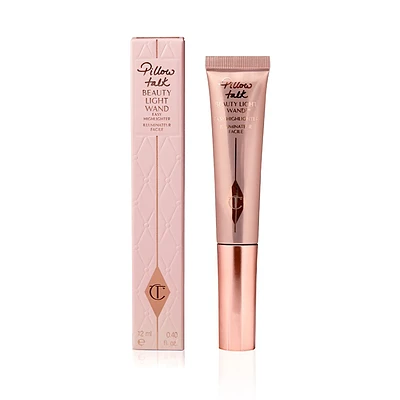 هایلایتر مایع شارلوت تیلبری اصل اروپایی مدل هالیوود بیوتی لایت واند حجم ۵میل دلوکس CHARLOTTE TILBURY BEAUTY LIGHT WAND SPOTLIGHT My candlelit gold liquid highlighter