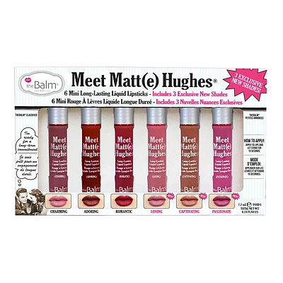 رژلب مایع و مات  دبالم (دبام) THE BALM مدل میت مات هوگیز ماندگاری بالا  The Balm MEET MATTE HUGHES Long Lasting Mini Liquid 