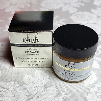 ماسک لب نرم کننده و آبرسان قوی ویش whish Vanilla Bean Lip Mask with Bakuchiol