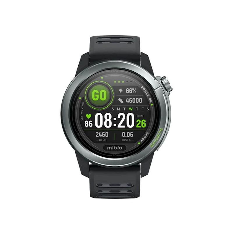 ساعت هوشمند 46 میلی‌متری میبرو مدل Mibro Gs Active2 با بند سیلیکونی