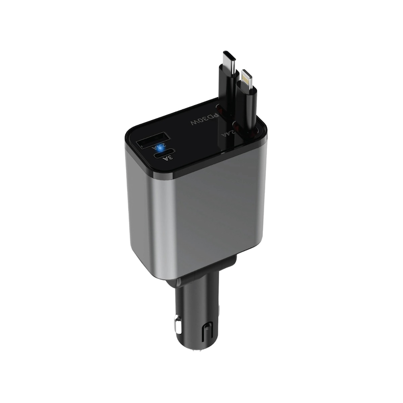 شارژر فندکی گرین لاین مدل Retractable 50W