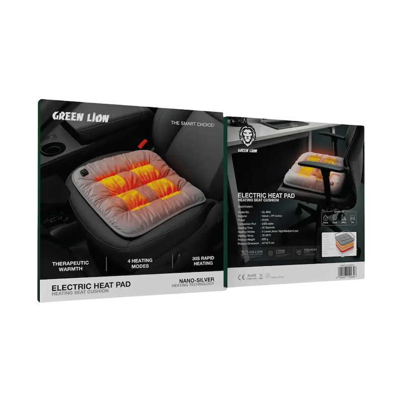 پد حرارتی الکتریکی گرین‌لاین Green Lion Electric Heat Pad با گرم‌کن نانو