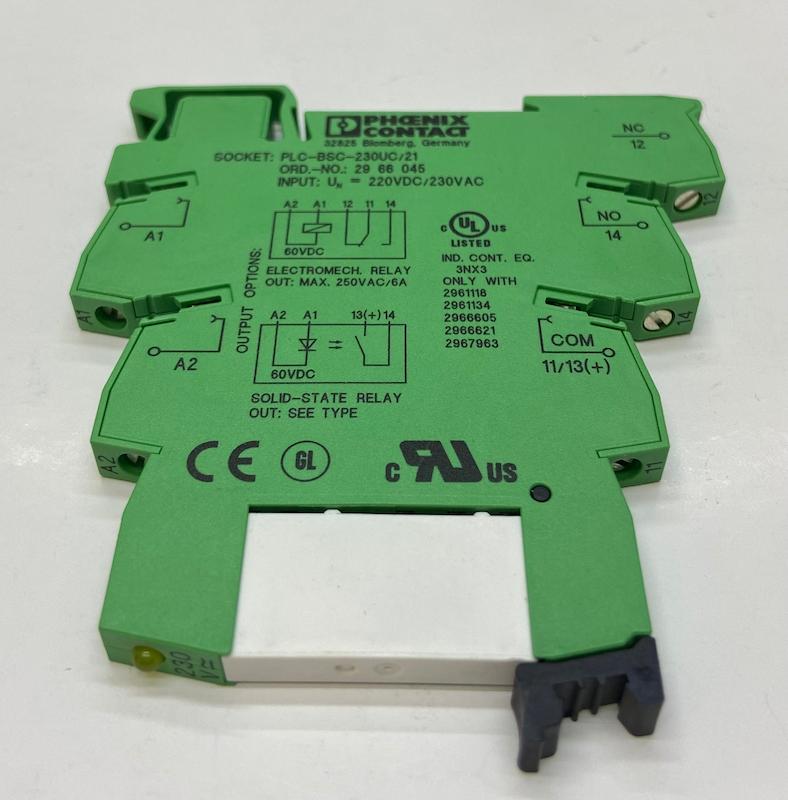 رله پی ال سی فونیکس 6 آمپر PLC-BSC-230UC