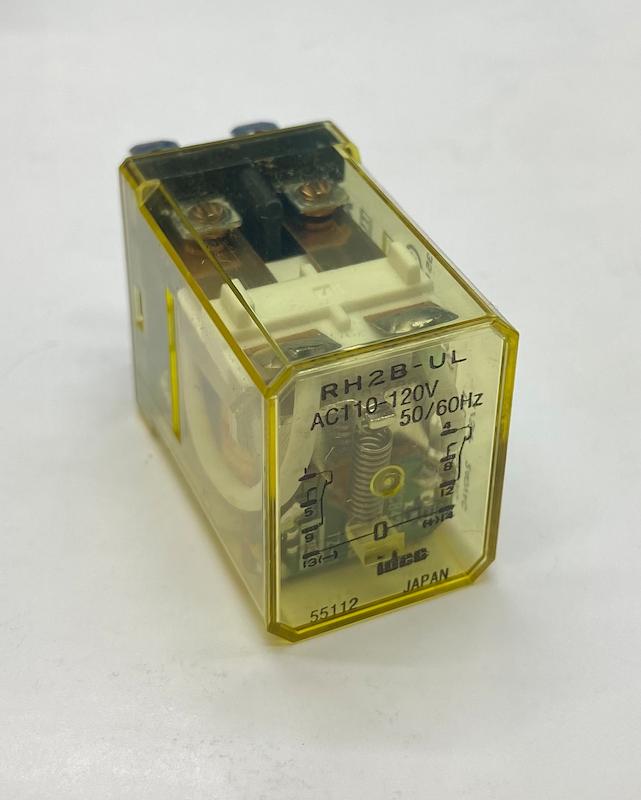 رله ایدک ایزومی 8 پایه دوکنتاکت 10 آمپر IDEC RH2B-UL 110 - 120 AC