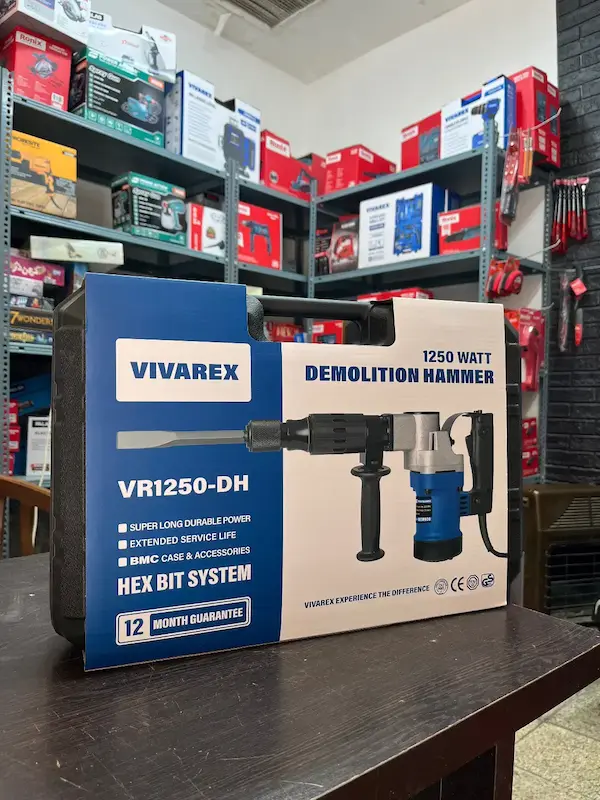  چکش تخریب 7 کیلویی ویوارکس 1250 وات با گارانتی معروف به پیکور هیلتی مدل VIVAREX VR1250-DH