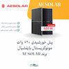 پنل خورشیدی 620 وات مونوکریستال بایفیشیال برند AE SOLAR | الکترو تسلا انرژی