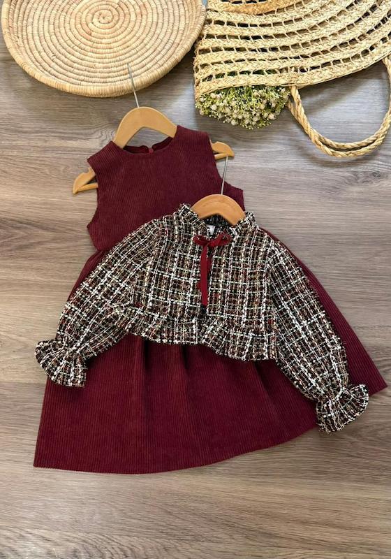 کت و سارافون دخترانه مناسب ۱ تا ۷ سال