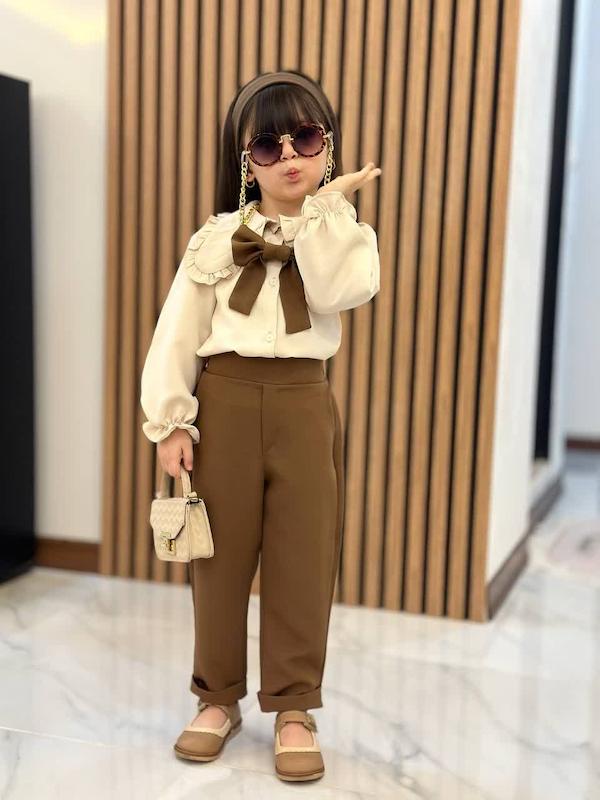 شومیز و شلوار پاپیون ۴۰ تا ۵۵