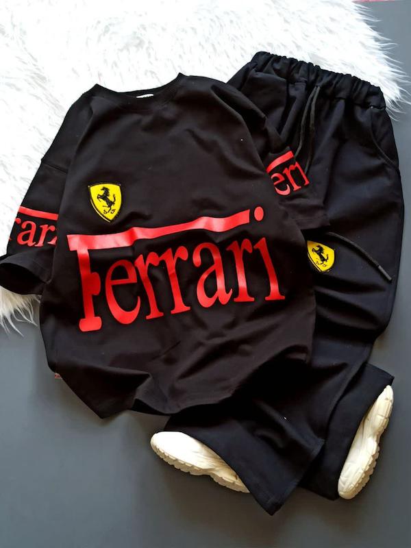 تیشرت و شلوار ferrari سایز ۵۵ تا ۷۰