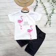 تیشرت و شلوارک فلامینگو ۴۰ تا ۵۰