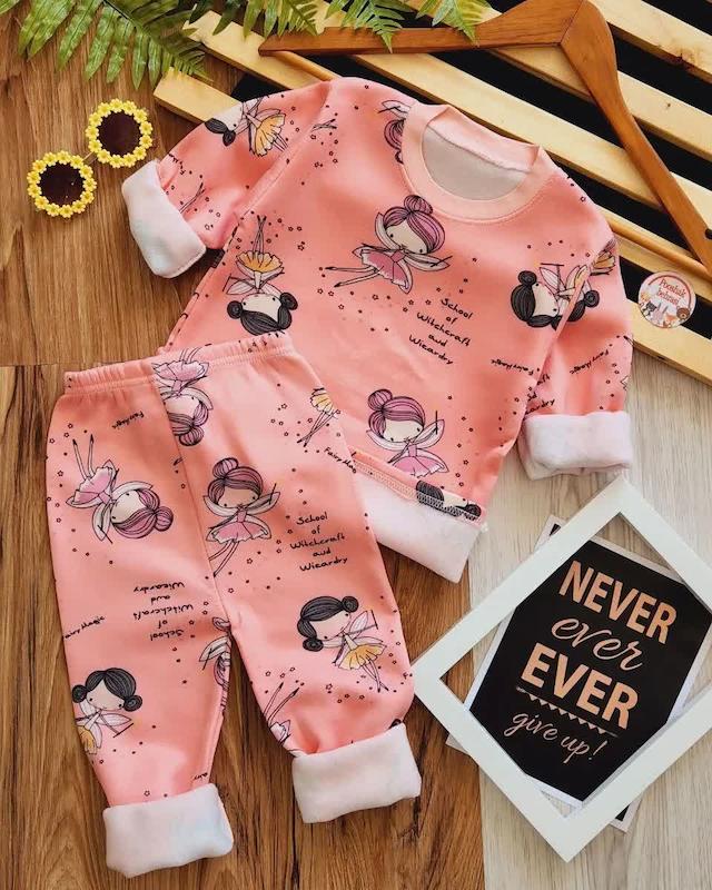 بلوز و شلوار داخل کرکی وارداتی بچگانه