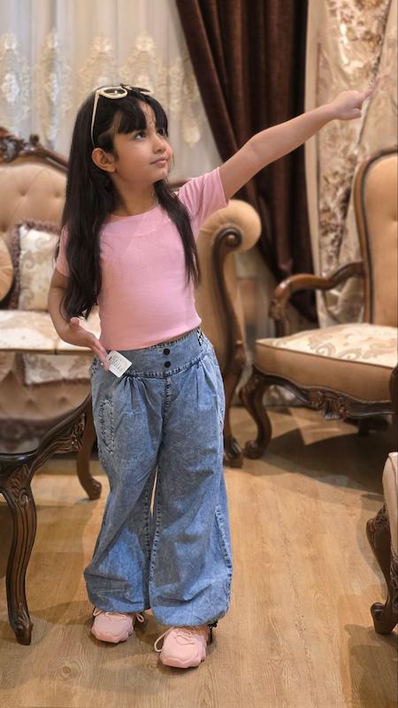 شلوار جین بگ کارگو بچگانه