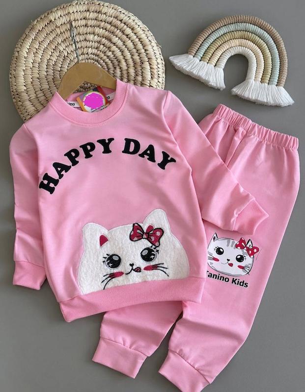 بلوز و شلوار گربه دخترانه
