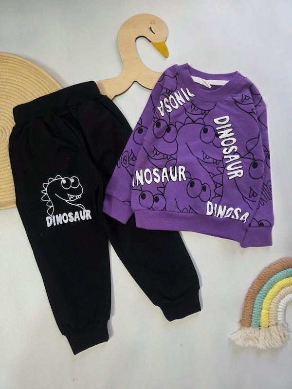 بلوز و شلوار دورس پنبه دایناسور
