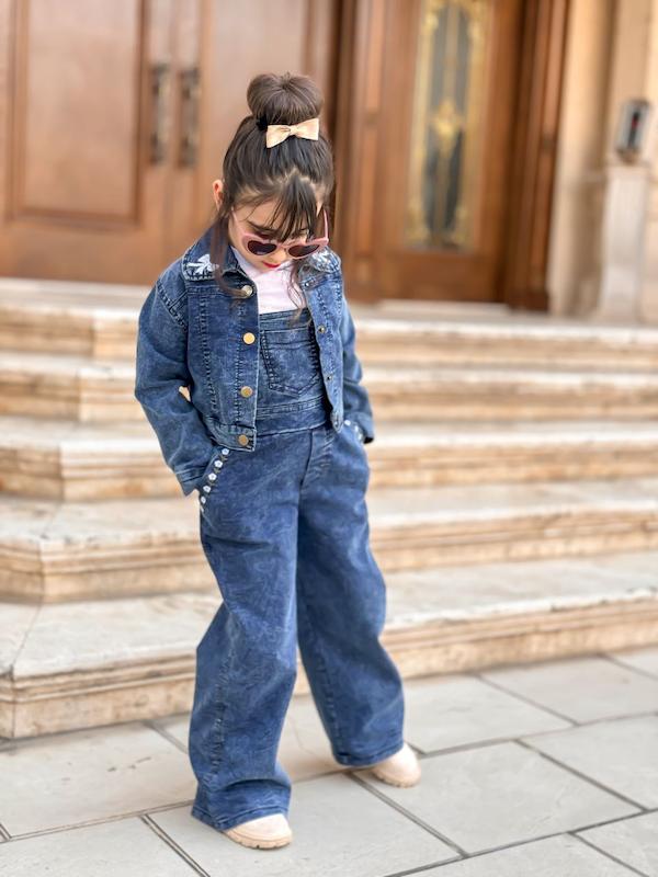 ۳ تیکه بیلر و کت لی دخترانه