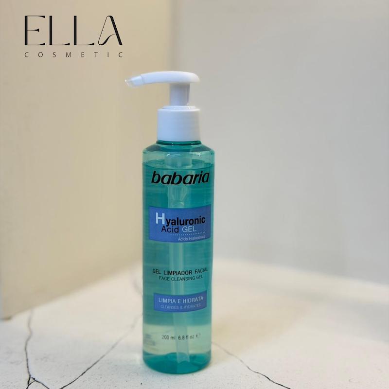 ژل شستشو باباریا حاوی هیالورونیک اسید babaria