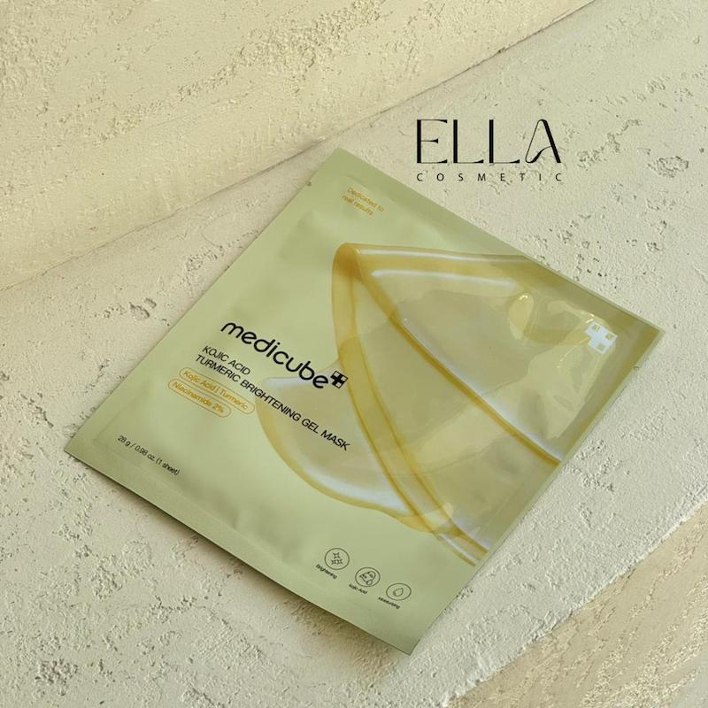 ماسک ورقه ای کوجیک اسید و زردچوبه مدی کیوب medicube روشن کننده