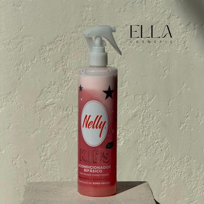 اسپری دو فاز و بازکننده گره مو کودک نلی nelly kids