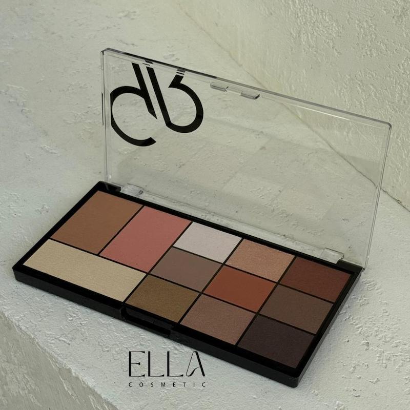 پالت سایه چشم و هایلایتر گلدن رز مدل city style goldenrose