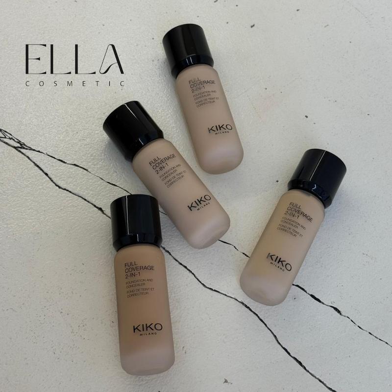 کرم پودر مات وکانسیلر فول کاور 2 در1 کیکو میلانوkiko