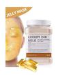 ماسک ژله‌ای صورت مدل LUXURY 24k GOLD وارداتى