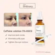 سرم دور چشم ضد تیرگی و پف کافئین 5% اوردینری 30ml اورجينال