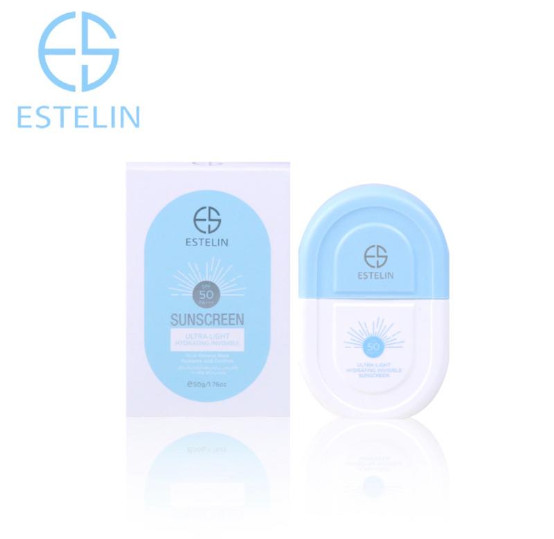 ضد آفتاب بی رنگ استلین  ESTELIN 50ml اورجينال
