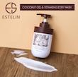شامپو بدن فوق مغذی روغن نارگیل و ویتامین E استلین ESTELIN 500ml اورجينال