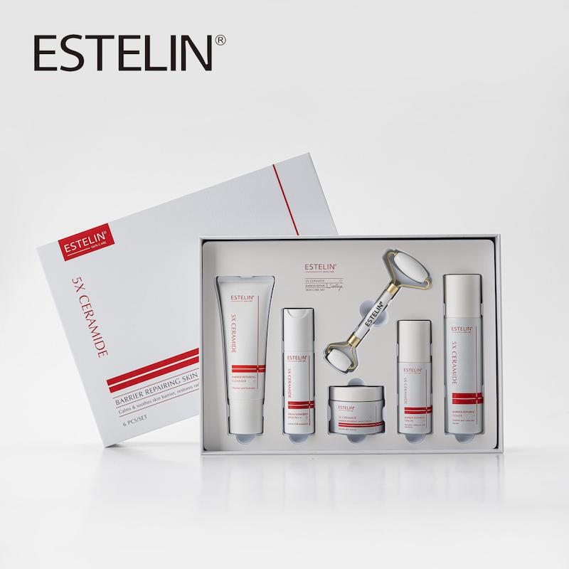 ست اورجينال 6 تکه مراقبت از پوست مدل ترمیم کننده 5X سرامید استلین ESTELIN