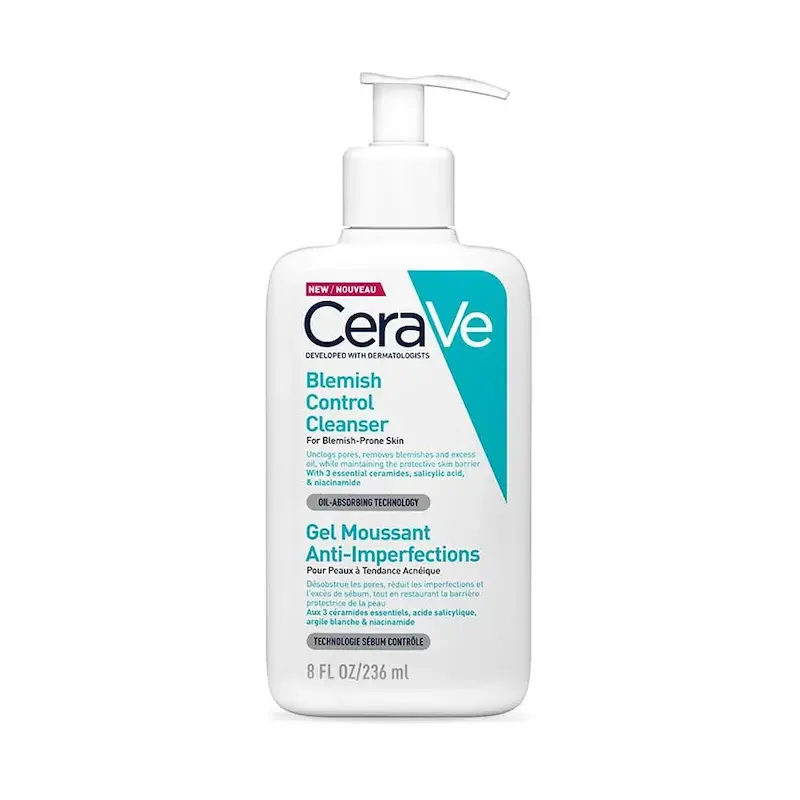 ژل شستشو کنترل کننده جوش Blemish control سراوی اورجينال 236ml 