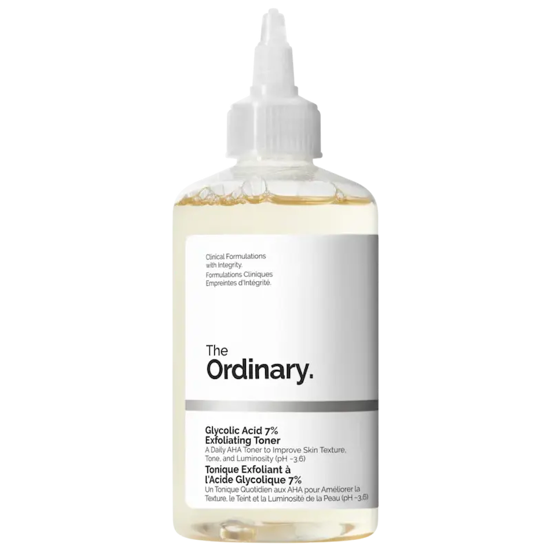 تونر لایه بردار و روشن کننده گلیکولیک اسید 7% اوردینری 240ml