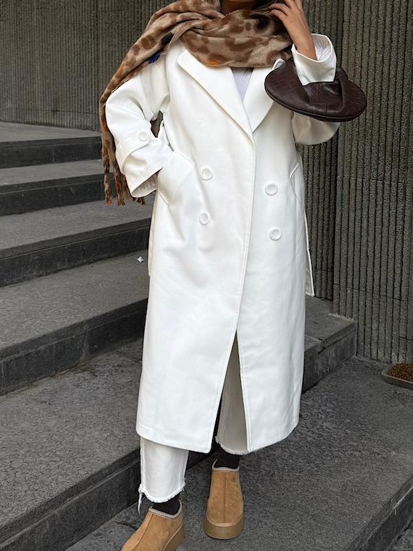 پالتو فوتر سفید