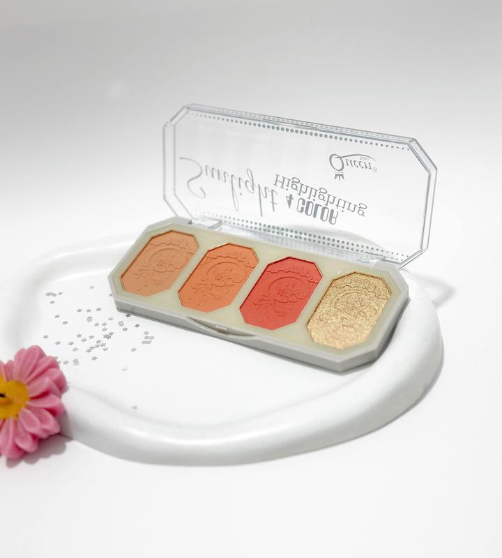 هایلایتر و رژگونه ۴ رنگ سان لایت