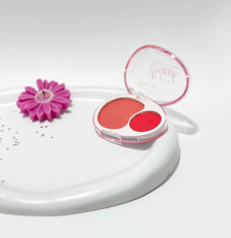 🌸✨ رژگونه دو رنگ پودری میس لارا