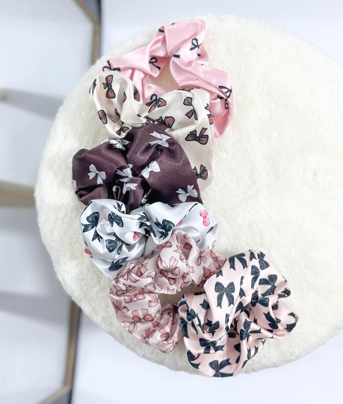 کش اسکرانچی ساتن چاپی