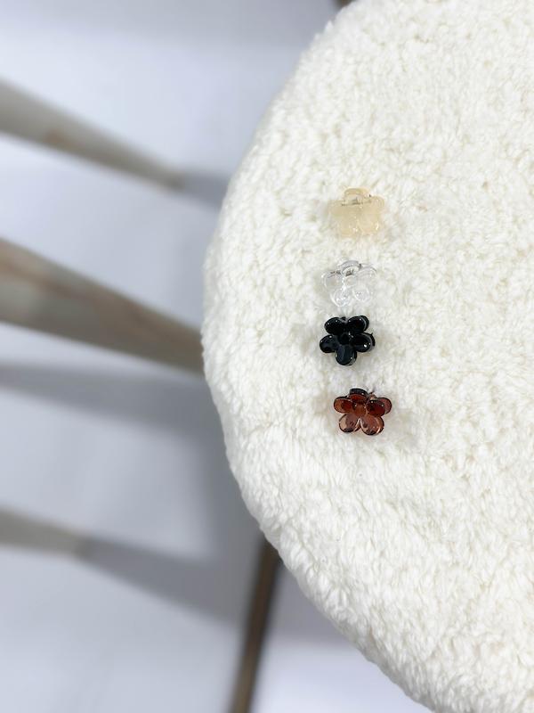 کلیپس مینی گل کریستالی 