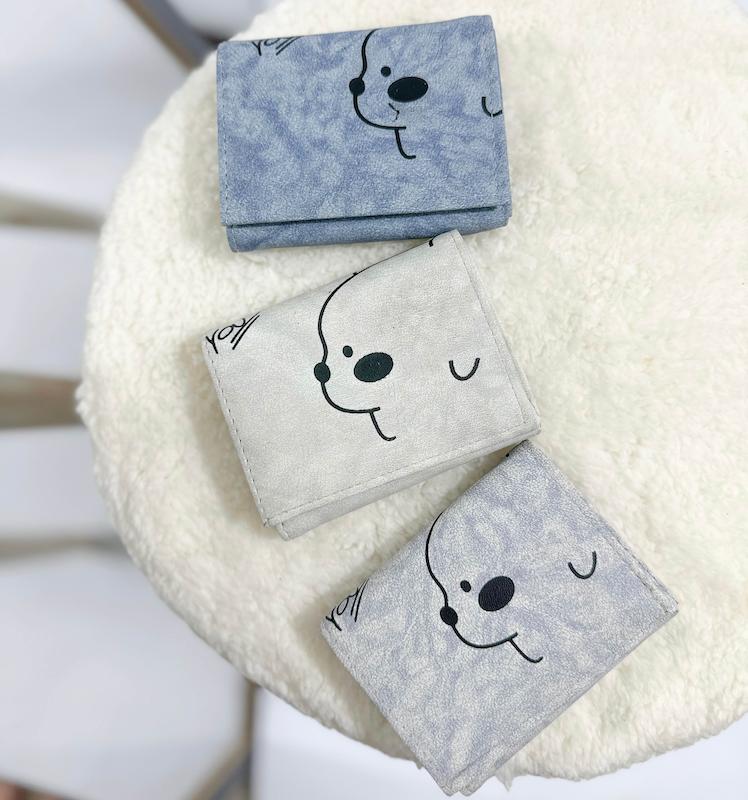 کیف پول مدل نیم رخ سگ