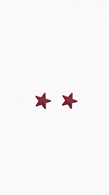 گوشواره سوزنی ستاره قرمز 