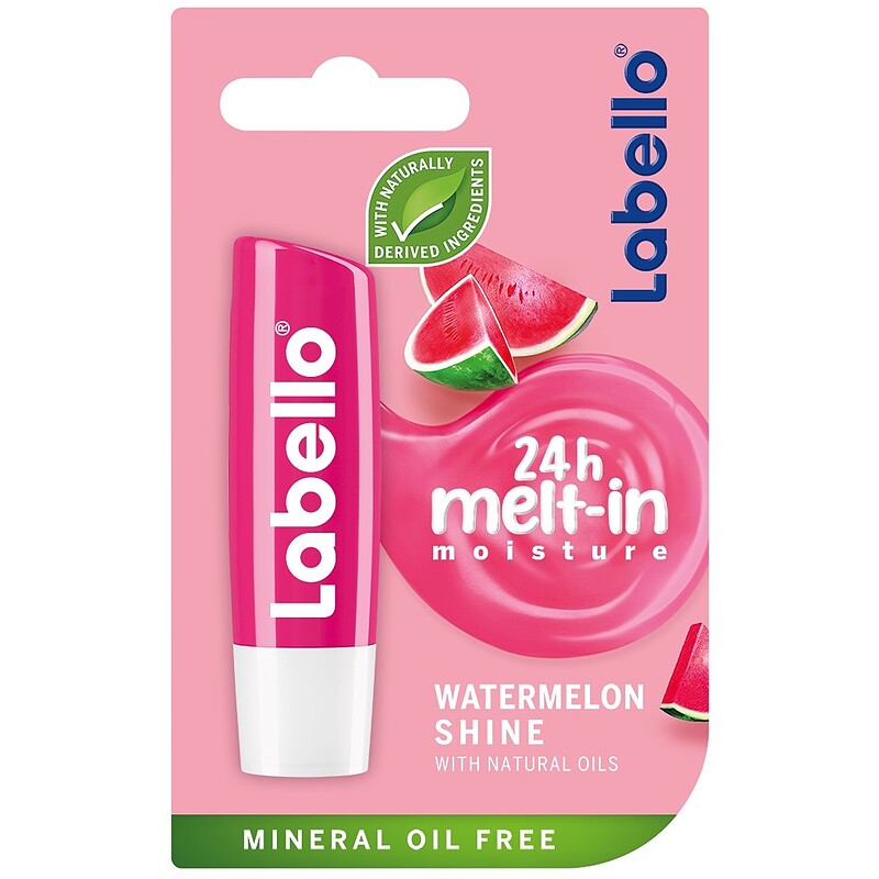 بالم مرطوب کننده لب لابلو طعم هندوانه  Labello Watermelon shine