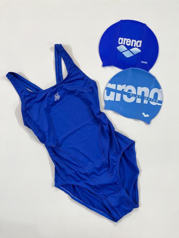 مایو اسلیپ قهرمانی زنانه برند لایف Life بغل باز آبی تیره