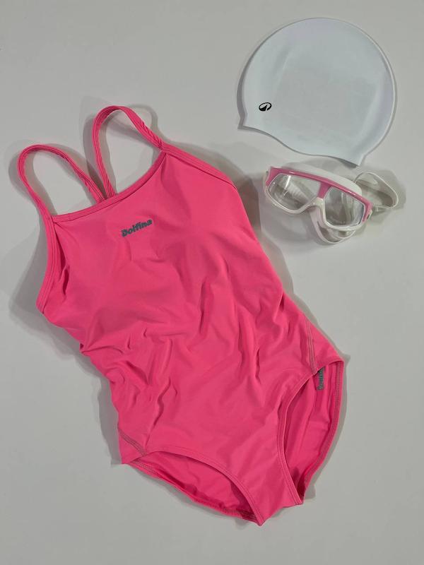 مایو اسلیپ زنانه دلفینا تک رنگ صورتی DOLFINA 