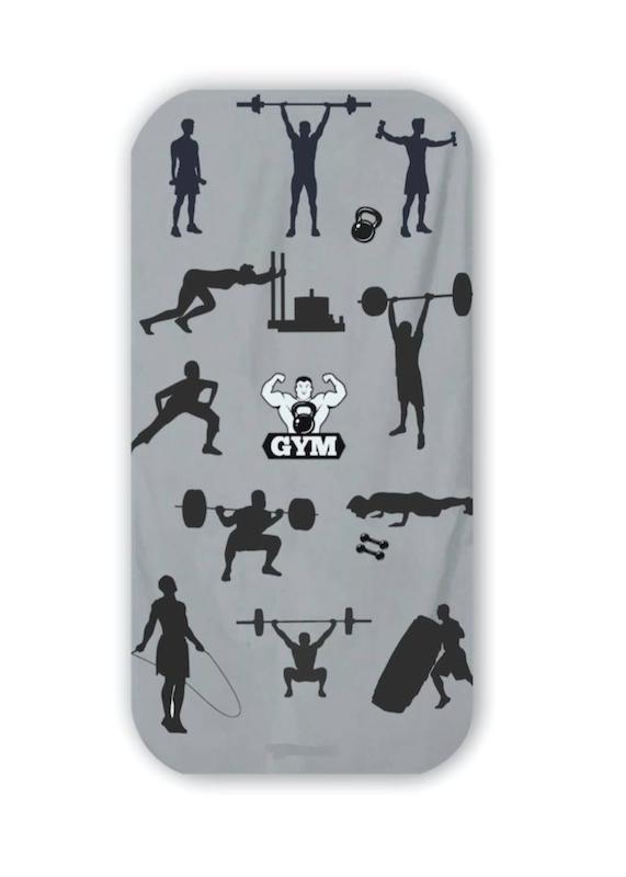 حوله باشگاهی طرح فیتنس مردانه 100*50