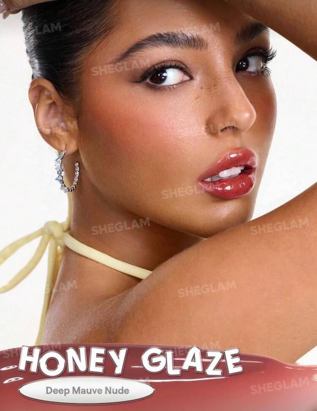 ليپ گلاس شيگلم مدل Air lock رنگ Honey Glaze