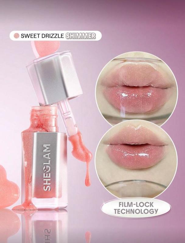ليپ گلاس شيگلم مدل Air lock رنگ Sweet Drizzle