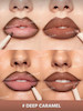 رژلب و خط لب دوطرفه شيگلم رنگ Deep caramel 