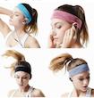 هدبند ورزشی زنانه چندرنگ – مناسب دویدن، یوگا و باشگاه