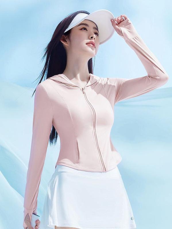 سوئیشرت ورزشی زنانه ضد آفتاب UPF50+ – خنک و تنفس‌پذیر