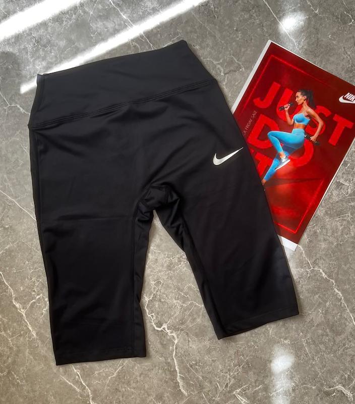 1. بایکر (شورت) ورزشی زنانه نایک | فلامنت مشکی اورجینال | سایز M-L-XL