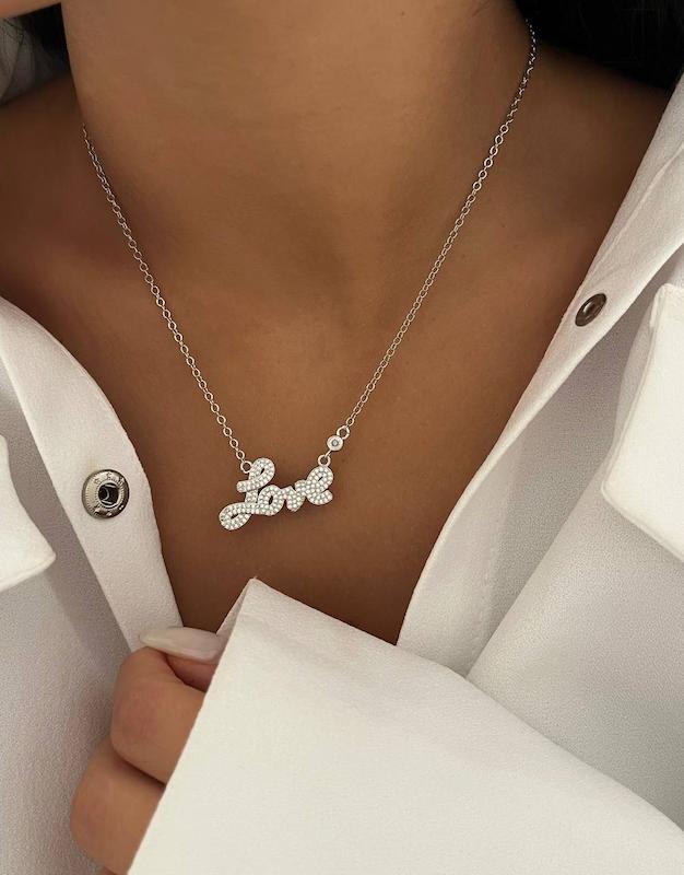 گردنبند love جواهرى