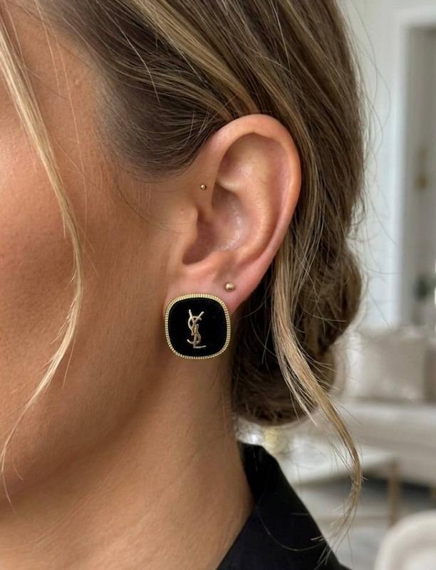 گوشواره ysl كيفيت بالا